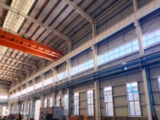 Tubería galvanizada de 8 pulgadas en nave industrial Asiaway